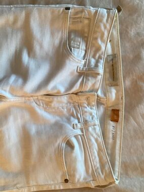 Pilcro and the Letterpress White Skinny Jeans